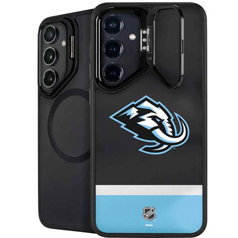 NHL Utah Mammoth Striped Jersey Galaxy S25 Plus Kickstand Case