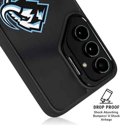 NHL Utah Mammoth Striped Jersey Galaxy S26 Kickstand Case