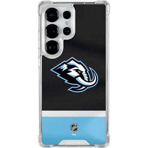 NHL Utah Mammoth Striped Jersey Galaxy S26 Ultra Clear Case
