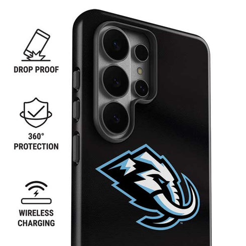 NHL Utah Mammoth Striped Jersey Galaxy S26 Ultra Impact Case