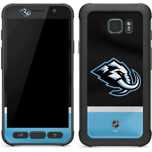 NHL Utah Mammoth Striped Jersey Galaxy S7 Active Skin