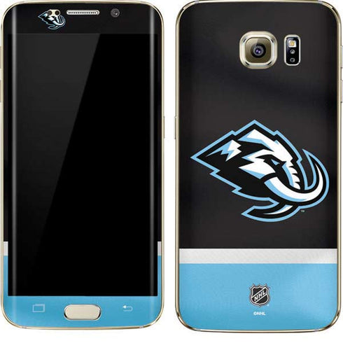 NHL Utah Mammoth Striped Jersey Galaxy S7 Edge Skin