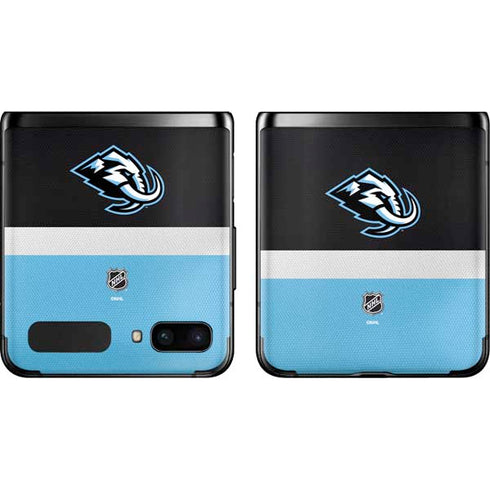NHL Utah Mammoth Striped Jersey Galaxy Z Flip Skin