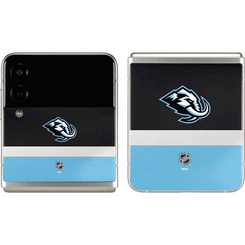 NHL Utah Mammoth Striped Jersey Galaxy Z Flip3 5G Skin