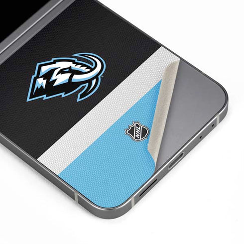 NHL Utah Mammoth Striped Jersey Galaxy Z Flip6 Skin