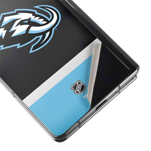 NHL Utah Mammoth Striped Jersey Galaxy Z Fold2 5G Skin