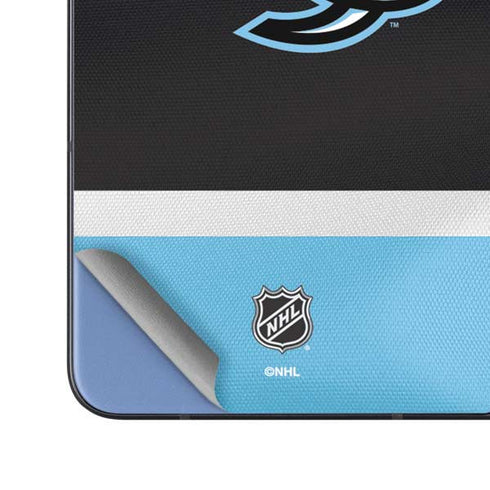 NHL Utah Mammoth Striped Jersey Galaxy Z Fold5 5G Skin