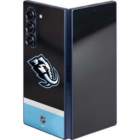 NHL Utah Mammoth Striped Jersey Galaxy Z Fold6 Skin
