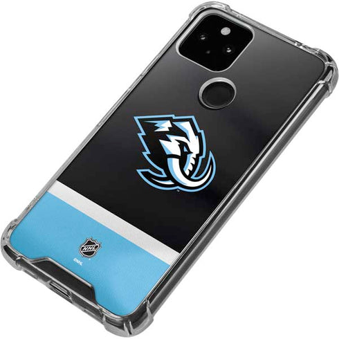NHL Utah Mammoth Striped Jersey Google Pixel 4a 5G Clear Case