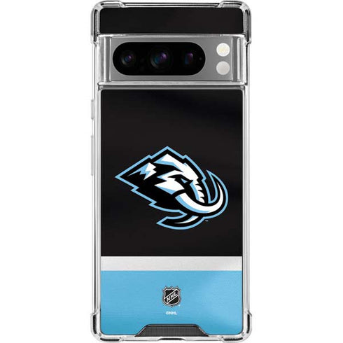 NHL Utah Mammoth Striped Jersey Google Pixel 8 Pro Clear Case