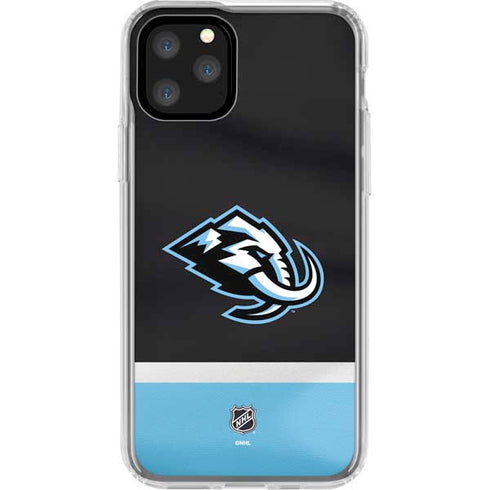 NHL Utah Mammoth Striped Jersey iPhone 11 Pro Clear Case