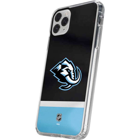NHL Utah Mammoth Striped Jersey iPhone 11 Pro Clear Case