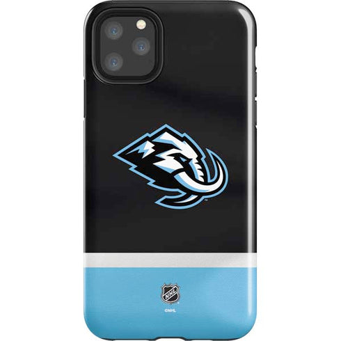 NHL Utah Mammoth Striped Jersey iPhone 11 Pro Max Impact Case