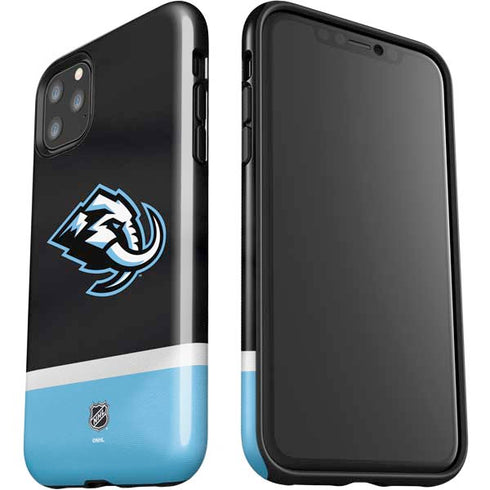 NHL Utah Mammoth Striped Jersey iPhone 11 Pro Max Impact Case