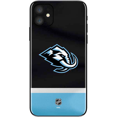 NHL Utah Mammoth Striped Jersey iPhone 11 Skin