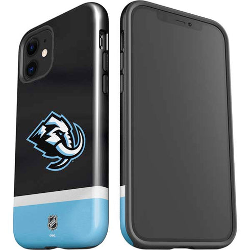 NHL Utah Mammoth Striped Jersey iPhone 12 Impact Case