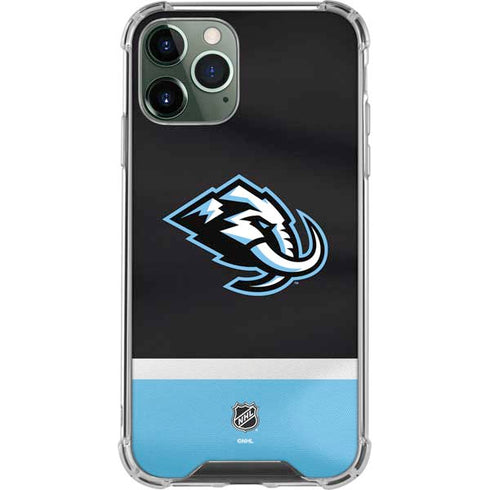 NHL Utah Mammoth Striped Jersey iPhone 12 Pro Max Clear Case