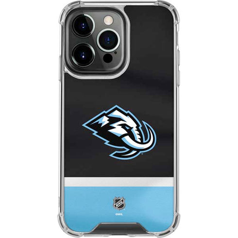 NHL Utah Mammoth Striped Jersey iPhone 13 Pro Clear Case