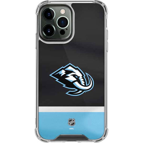 NHL Utah Mammoth Striped Jersey iPhone 13 Pro Max Clear Case
