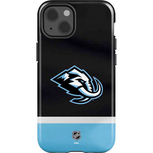 NHL Utah Mammoth Striped Jersey iPhone 14 Impact Case