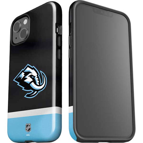 NHL Utah Mammoth Striped Jersey iPhone 14 Impact Case
