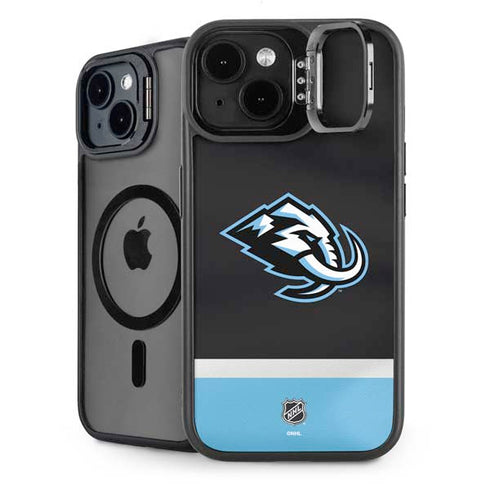 NHL Utah Mammoth Striped Jersey iPhone 14 Plus Kickstand Case