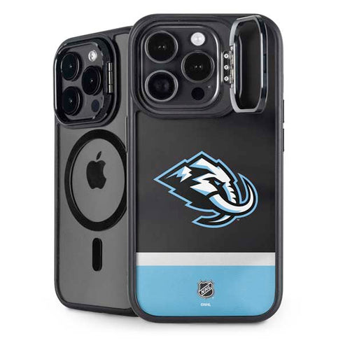 NHL Utah Mammoth Striped Jersey iPhone 14 Pro Kickstand Case