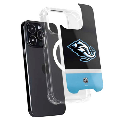 NHL Utah Mammoth Striped Jersey iPhone 14 Pro MagSafe Case