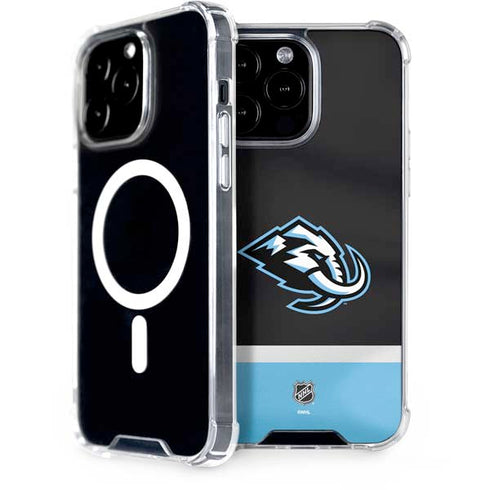 NHL Utah Mammoth Striped Jersey iPhone 14 Pro Max MagSafe Case