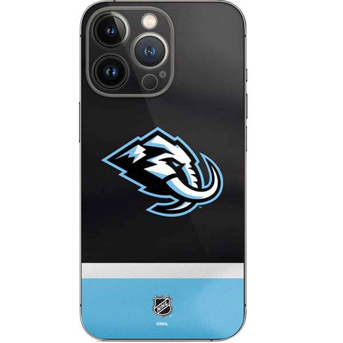 NHL Utah Mammoth Striped Jersey iPhone 14 Pro Skin