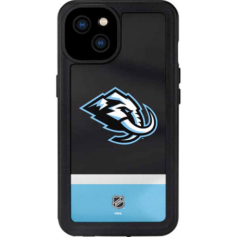 NHL Utah Mammoth Striped Jersey iPhone 15 Plus Waterproof Case