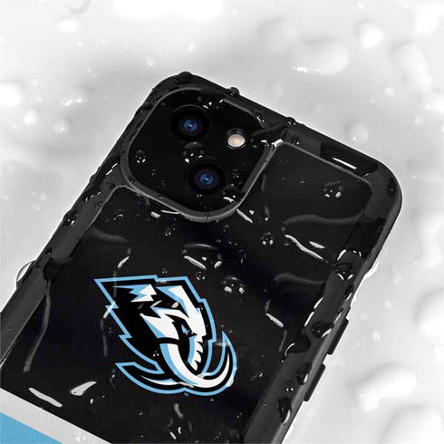 NHL Utah Mammoth Striped Jersey iPhone 15 Plus Waterproof Case