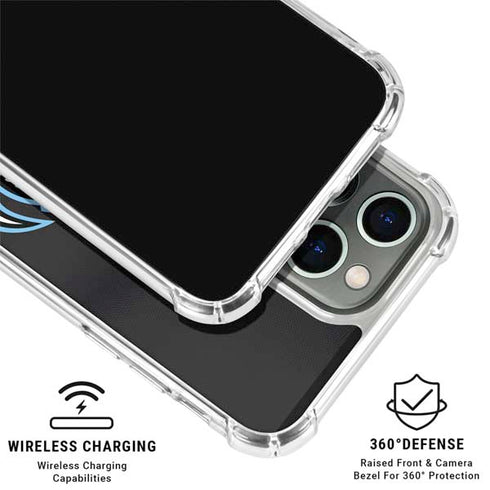 NHL Utah Mammoth Striped Jersey iPhone 15 Pro Clear Case