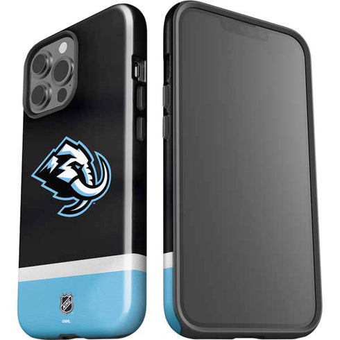 NHL Utah Mammoth Striped Jersey iPhone 15 Pro Max Impact Case