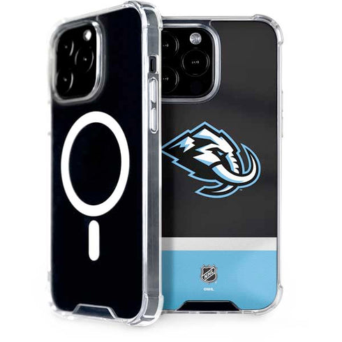 NHL Utah Mammoth Striped Jersey iPhone 15 Pro Max MagSafe Case