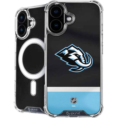 NHL Utah Mammoth Striped Jersey iPhone 16 Plus MagSafe Case