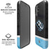 NHL Utah Mammoth Striped Jersey iPhone 16 Plus Magsafe Impact Case
