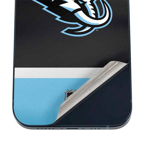 NHL Utah Mammoth Striped Jersey iPhone 16 Plus Skin