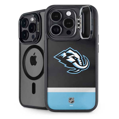 NHL Utah Mammoth Striped Jersey iPhone 16 Pro Max Kickstand Case