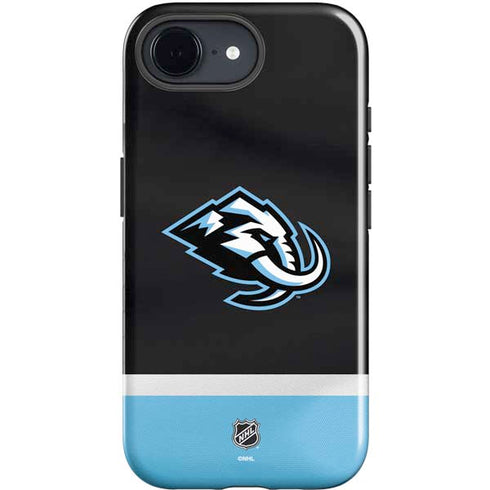 NHL Utah Mammoth Striped Jersey iPhone 16e Impact Case