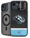 NHL Utah Mammoth Striped Jersey iPhone 16e Kickstand Case
