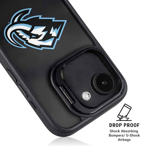 NHL Utah Mammoth Striped Jersey iPhone 16e Kickstand Case