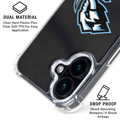 NHL Utah Mammoth Striped Jersey iPhone 17 Clear Case