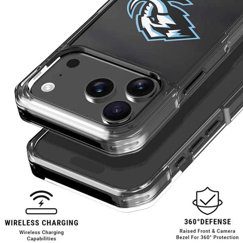 NHL Utah Mammoth Striped Jersey iPhone 18 Pro Clear Case