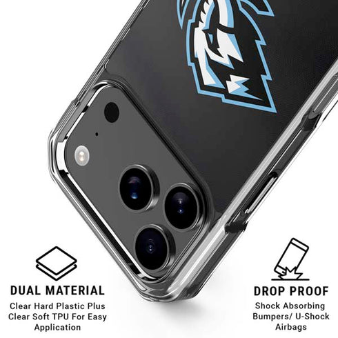 NHL Utah Mammoth Striped Jersey iPhone 18 Pro Clear Case