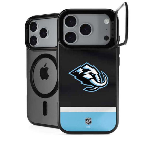 NHL Utah Mammoth Striped Jersey iPhone 18 Pro Kickstand Case