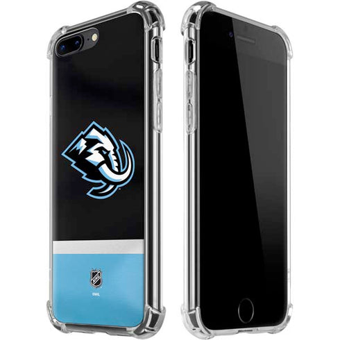 NHL Utah Mammoth Striped Jersey iPhone 7/8 Plus Clear Case