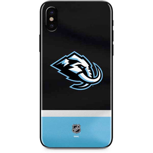 NHL Utah Mammoth Striped Jersey iPhone X Skin