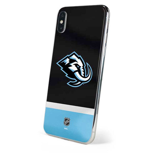 NHL Utah Mammoth Striped Jersey iPhone X Skin