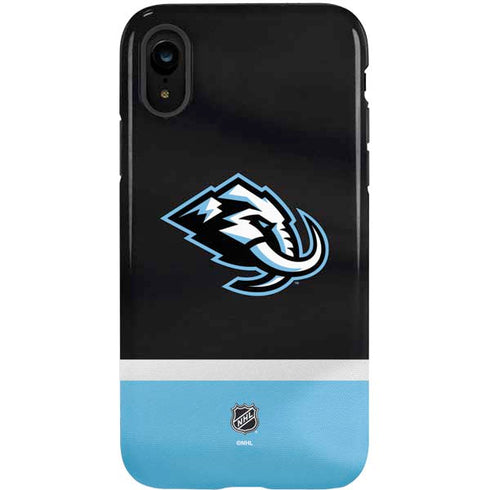 NHL Utah Mammoth Striped Jersey iPhone XR Pro Case